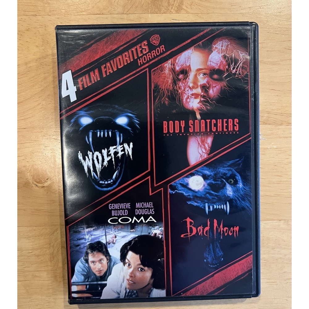 4 Film Favorites: WOLFEN,BADMOON,COMA,BODY SNATCHERS HORROR (DVD)